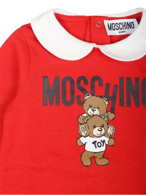 tutina bambina rossa MOSCHINO KIDS | MZY037LCA14/50109